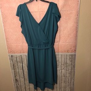 Ava & Viv Womens Teal Dress